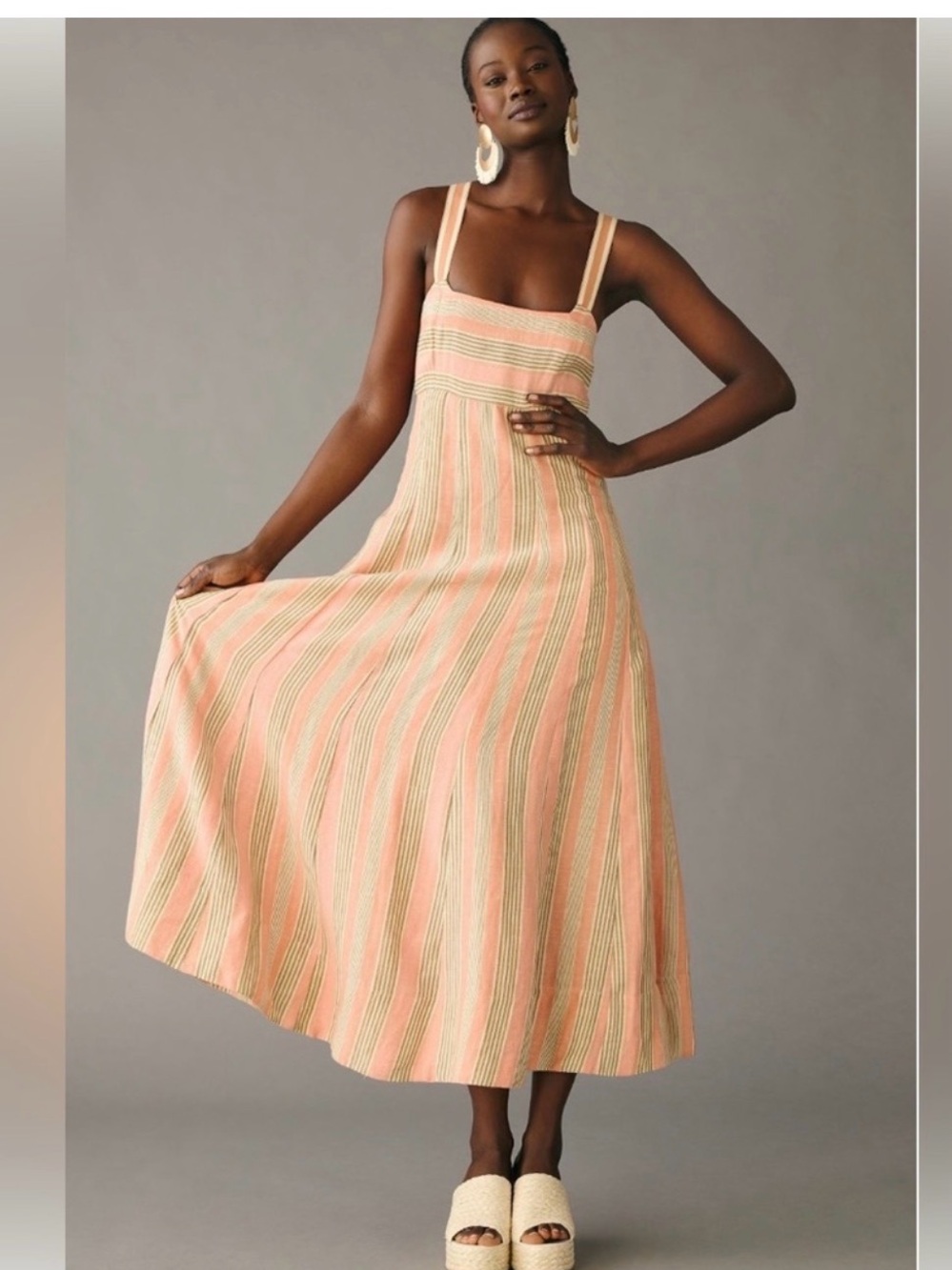 Square-Neck Tie-Back A-Line Dress
Maeve by Anthropologie
